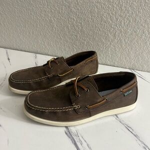 Eastland Brown Freeport Leather Boat Shoes Men’s 10.5 memory foam